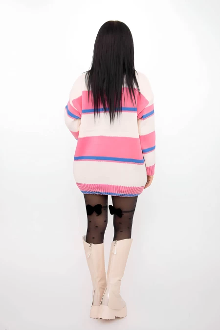 Frauen Op4 Pullover Weißrosa | Kikiriki