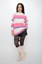 Frauen Op4 Pullover Weißrosa | Kikiriki