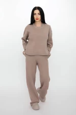Dunkler M2651a dunkler Beige Set Kikiriki