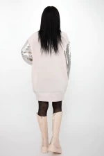 Frauenpullover 50066 Weiß und Silber Kikiriki