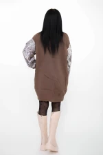 Frauen 50066 Bronze-Silver-Pullover Kikiriki