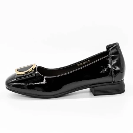 TP377 Black Ballerinas Gebildet