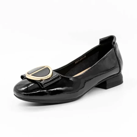TP377 Black Ballerinas Gebildet