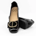 TP377 Black Ballerinas Gebildet