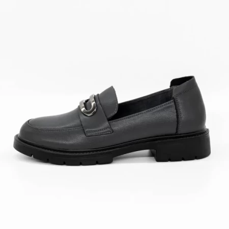 Frauenschuhe jeden Tag 8301-1 Grau Gebildet