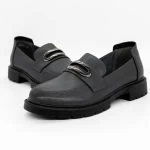 Frauenschuhe jeden Tag 8301-1 Grau Gebildet