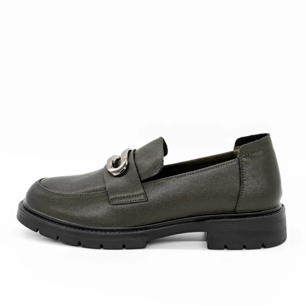Frauenschuhe jeden Tag 8301-1 Grün Gebildet