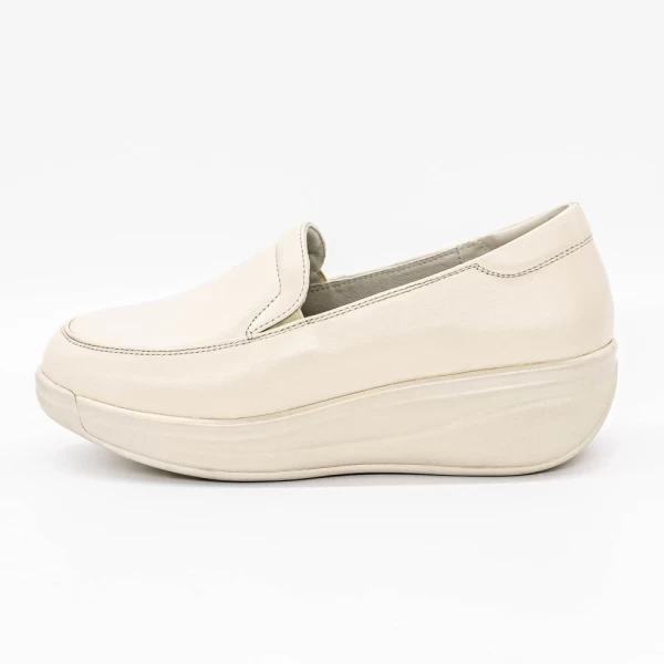 Frauenschuhe jeden Tag 23686 Creme | Gebildet