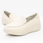 Frauenschuhe jeden Tag 23686 Creme | Gebildet