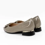 Ballerinas 8117-6 Grau Gebildet