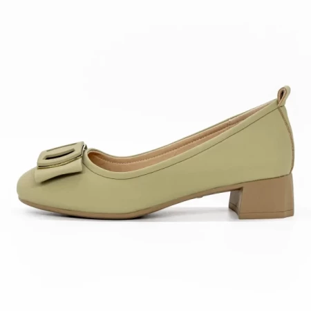 Schuhe auf einer dicken Sohle TP5008 Green | Gebildet