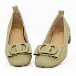 Schuhe auf einer dicken Sohle TP5008 Green | Gebildet