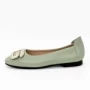 Ballerinas 6097 Grün Gebildet