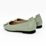 Ballerinas 6097 Grün Gebildet