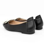 Ballerinas 6097 Schwarz Gebildet