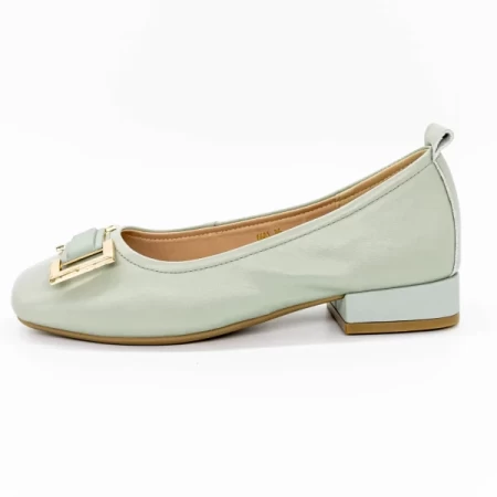 Ballerinas 6681 Grün Gebildet