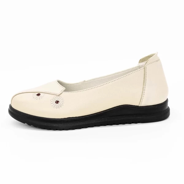 Frauenschuhe jeden Tag 6650 Creme Gebildet