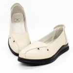 Frauenschuhe jeden Tag 6650 Creme Gebildet