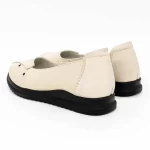 Frauenschuhe jeden Tag 6650 Creme Gebildet