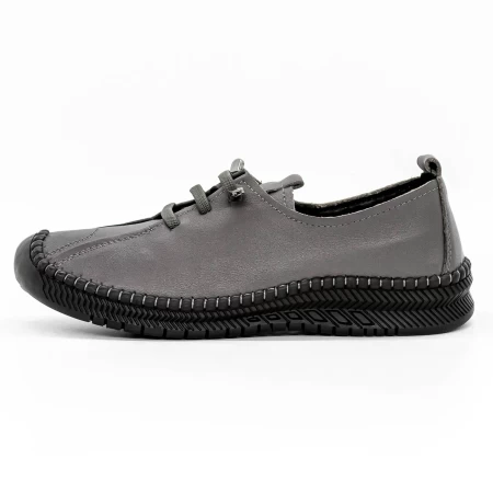 Frauenschuhe jeden Tag 2071 Grau Gebildet