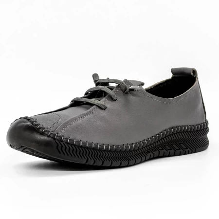 Frauenschuhe jeden Tag 2071 Grau Gebildet