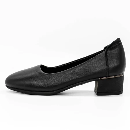 Schuhe auf einer dicken Sohle 5261 schwarz | Gebildet