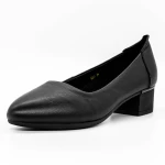 Schuhe auf einer dicken Sohle 5261 schwarz | Gebildet