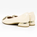 Ballerinas 8117-6 Creme Gebildet