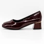 Schuhe auf einer dicken Sohle TP377-1 Kirsche Gebildet