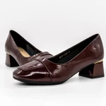 Schuhe auf einer dicken Sohle TP377-1 Kirsche Gebildet