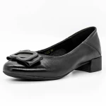 Schuhe auf einer dicken Sohle 9625 schwarz | Gebildet