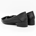 Schuhe auf einer dicken Sohle 9625 schwarz | Gebildet
