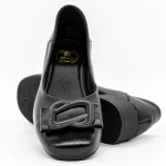Schuhe auf einer dicken Sohle 9625 schwarz | Gebildet