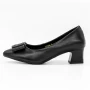 Schuhe auf einer dicken Sohle 611706 Schwarz | Gebildet