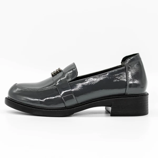 Frauenschuhe jeden Tag D90207-70 Grau Gebildet