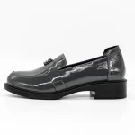 Frauenschuhe jeden Tag D90207-70 Grau Gebildet