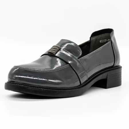 Frauenschuhe jeden Tag D90207-70 Grau Gebildet