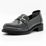Frauenschuhe jeden Tag D90207-70 Grau Gebildet