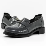 Frauenschuhe jeden Tag D90207-70 Grau Gebildet