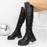 Low -Haeled -Stiefel der Frauen 3WL125 Black | Mei