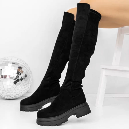 Low -Haeled -Stiefel der Frauen 3WL125 Black | Mei