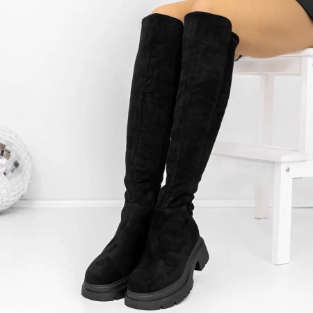 Low -Haeled -Stiefel der Frauen 3WL125 Black | Mei