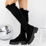 Low -Haeled -Stiefel der Frauen 3WL125 Black | Mei