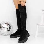 Low -Haeled -Stiefel der Frauen 3WL125 Black | Mei