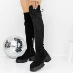 Low -Haeled -Stiefel der Frauen 3WL126 Schwarz | Mei