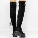 Low -Haeled -Stiefel der Frauen 3WL126 Schwarz | Mei