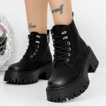 Frauenstiefel im Frühling-Jesień 3wl116 Black | Mei