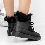 Frauenstiefel mit Pelz 3xj110 Black | Mei