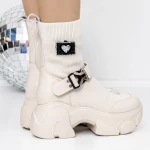 Frauenstiefel im Frühlings-Jesjn18 Beige Mei