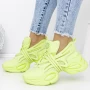 Frauen -Sneaker 3WL78 Green Mei